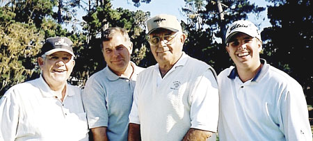Jim Bracher; Bob Zoller - John's son; Greatest Generation member - John Zoller (1924 – 2007) -  and Grandson,  Ben Zoller